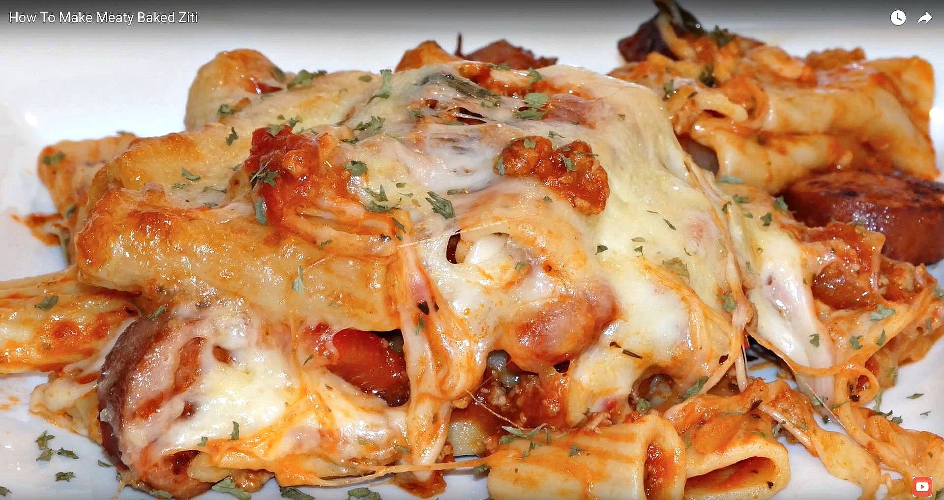 Baked Ziti With Meat And Sausages Cooking With Tammy .Recipes