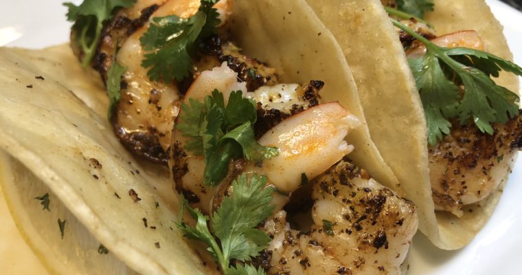 Blackened Shrimp Tacos