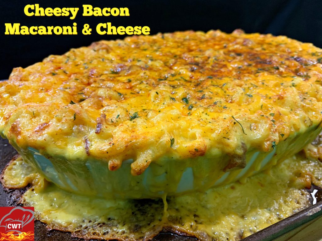 Bacon Macaroni And Cheese Recipe is the absolute best macaroni and cheese recipe ever. This Bacon Macaroni And Cheese has large handfuls of freshly grated cheeses like cheddar, sharp cheddar and mozzarella cheese creating a nice nutty, buttery, contrast. Not to mention, the addition of velveeta cheese for extra smooth creaminess. Oh...and wait did I forget to mention I also added bacon, which provides a delicious smoky flavor to this amazing dish.