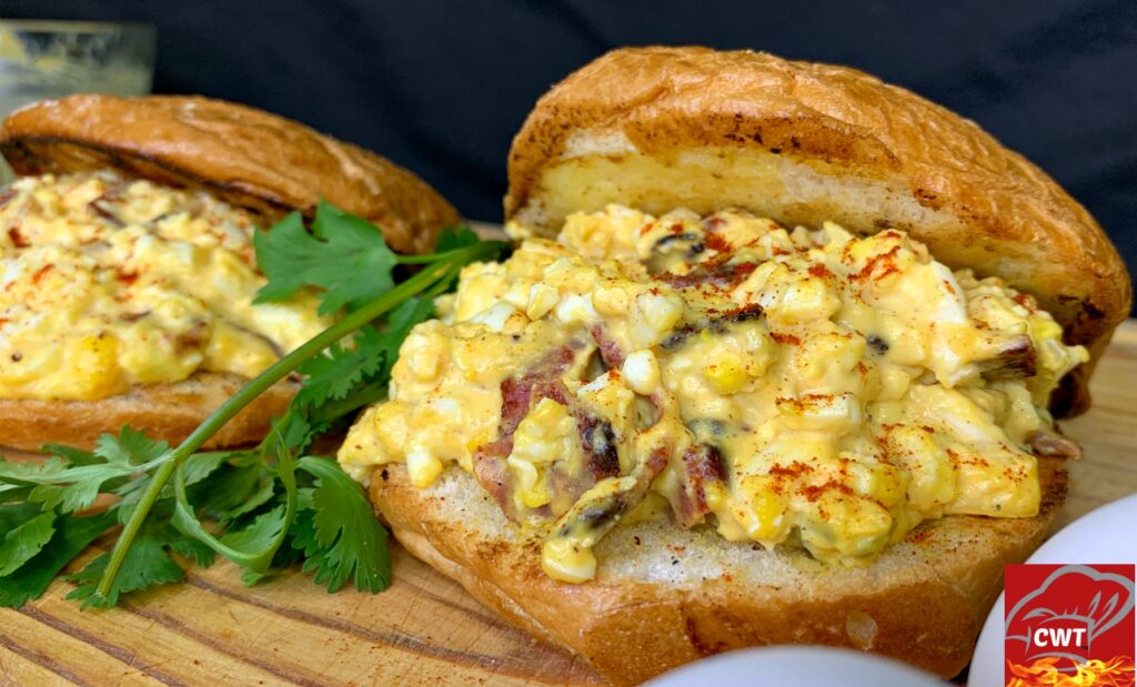 Deviled Egg Salad Sandwich