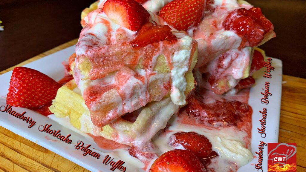 Strawberry Shortcake Belgian Waffles