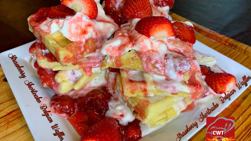 Strawberry Shortcake Belgian Waffles