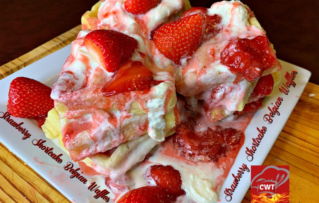 Strawberry Shortcake Belgian Waffles